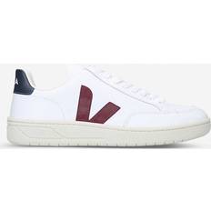 Veja Mens White/red V12 Marsala Nautico Leather Trainers