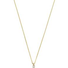 Gris Colliers Isabel Bernard Bijouterie, De la Paix Christine karat necklace diamond en gold Collierpour dames unisize