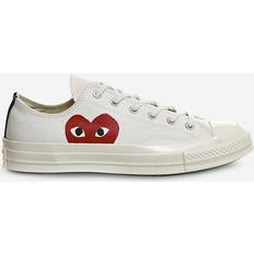 Comme des Garçons Comme Des Garcons Mens Beige Comme des Garçons Play x Converse 70s Canvas Low-top Trainers