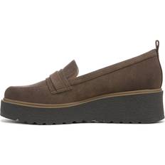 Soul Naturalizer Joyla Loafer Shoes Slip-On Fit Almond Toe - Chocolate Synthetic