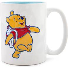 Accessoires de cuisine Silver Buffalo Disney Winnie The Pooh "Adventure Awaits" Pottery Ceramic Mug 16 Ounces