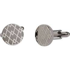 Rhodium Cufflinks Simon Carter West End Argyle Cufflinks Silver