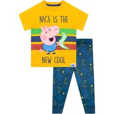 Dinosaurs Pyjamases Children's Clothing Peppa Pig George Nice Is The New Cool Pyjamas - Yellow