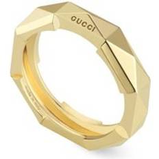 Gucci Jewellery Gucci Gucci Link to Love 18ct Yellow Gold 5mm Studded Ring
