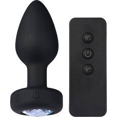 Sinful Sexleksaker Sinful Jewel Medium Vibrerande Analplugg Svart Svart