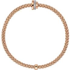 Pink Bracelets Fope Flex'it Prima 18ct Rose Gold Bracelet