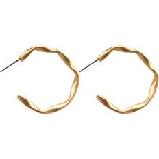 Everneed Maya My Twist Gold Hoop Earrings