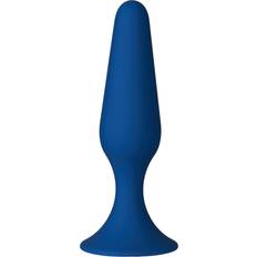 Billig Analplugger Sinful Business Blue Slim Small Butt Plug