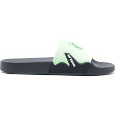 Raf Simons Astra logo slides men Rubber/Other fibres/Other fibres Grey
