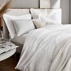 Textiles Bedeck Of Belfast Kali Super Kingsize Duvet Cover White
