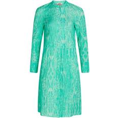 Mads Nørgaard Kjoler Mads Nørgaard Chakra Dupina Dress - Neo Animal AOP/Cabbage
