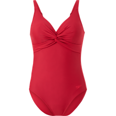 Speedo Women's Shaping Brigitte Swimsuit Red