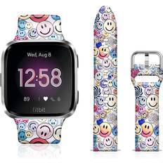 Floral Silicone Band for Fitbit Versa/Versa 2/Versa SE/Versa Lite