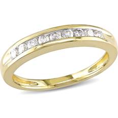 Eternity Rings - Gold 1/4 Carat ctw Diamond Wedding Band Ring in 10K Yellow Gold