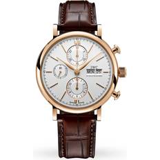 IWC IW391025 Portofino Silverfärgad/Läder Ø42 mm