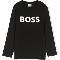 Long Sleeve Logo T-Shirt Children, Black 5Y