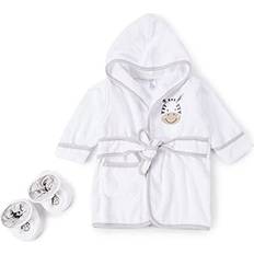 Cotton - Girls Dressing Gowns Spasilk Spasilk 100% Cotton Hooded Terry Bathrobe with Booties Baby Girl Gifts Baby Boy Gifts One Shower Gift