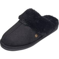 Scuff Slippers For Women - Black