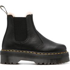 Shoes Dr. Martens 2976 Faux Fur Lined Platform Chelsea Boots - Black