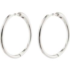Pilgrim Eanna Large Hoops - Silver
