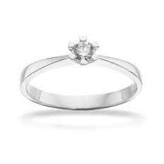 Scrouples Ring Vida Hvidguld ring med diamant 0,15ct 7814,15