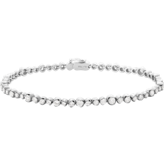 Vitt guld Armband Georg Jensen SIGNATURE DIAMONDS tennisarmband stl. ML: 2.68 CT vitt guld