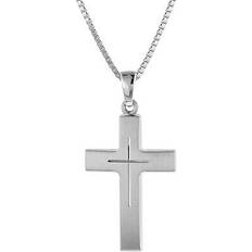 Trendor trendor 60712 Kreuz mit Kette 925 Sterlingsilber