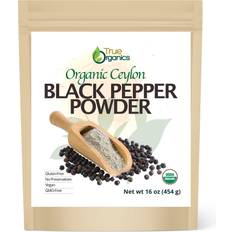 TRUE Organic Black Peppercorns Powder 16oz 1