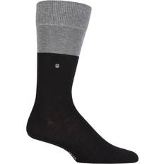 Burlington Mens Chester Sock in Black Fabric 7-11