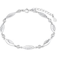 Amor Armband Amor armband 925 sterling silver smycke, med cubic zirconia synth. cm, silver, Levereras presentförpackning, 9297467
