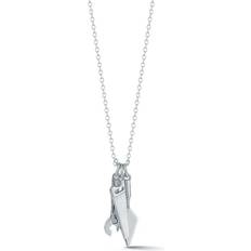 Men - Rhodium Necklaces Mateo Mateo tool charm necklace men 14kt Gold Plated Rhodium One Silver