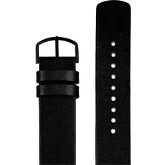 Picto Watch Straps Picto Black Leather for 40mm 4120B