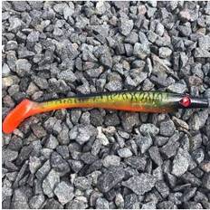 Fiskeutrustning CWC PIG SHAD JR 20CM GLITTER FIRETIGER HOT TAIL UV