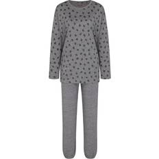 Dam - Gråa Pyjamasar Triumph Endless Comfort PK Long Sleeve Pyjamas Darkgrey * Kampanj *