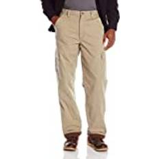 Wrangler Men Trousers Wrangler Men's Fleece Lined Cargo Pant - British Khaki