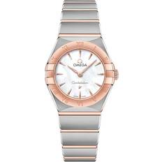 Omega Armbandsur Omega Damklocka 131.20.25.60.05.001 Constellation 25Mm Vit/18
