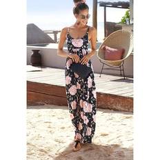 Lascana Tie Back Maxi Dress, Multi Print