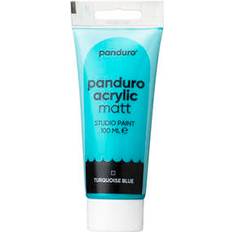 Panduro Acrylic akrylfärg, matt 100 ml – Turquoise blue