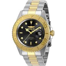 Invicta Ure Invicta 29948 Pro Diver Sort/Gul guldtonet Ø43 mm