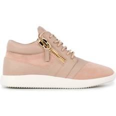 Giuseppe Zanotti Women Trainers Giuseppe Zanotti Runner low-top sneakers women Suede/Rubber/Leather Pink