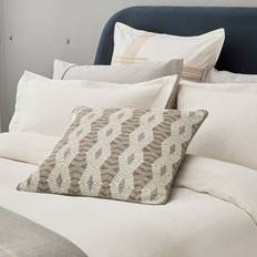 Textiles Bedeck of Belfast Asha Textured Weave Duvet Cover White, Brown