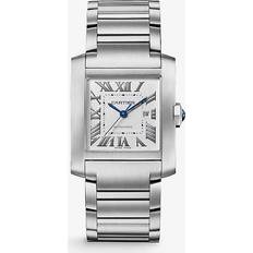 Womens CRWSTA0067 Tank Française Large Stainless-steel Automatic Mechanical 1 Size