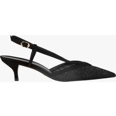 Bred Pumps Stuart Weitzman Noche Slingback-Pumps Damen Schwarz