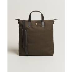 Mismo M/S Canvas Shopper Army/Dark Brown