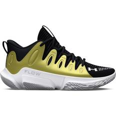 Running Shoes Under Armour Women's Flow Breakthru Basketball Shoes, 7.5, Black/Metallic Gold/White Cyber Monday Deal