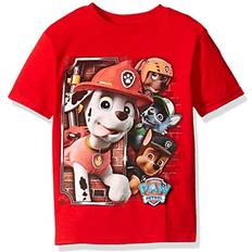 Paw Patrol Paw Patrol unisex child Paw Patrol Characters Short Sleeve Tee T Shirt, Red