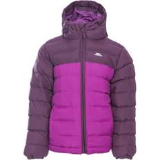 Yellow Jackets Trespass Kid's Padded Oskar Jacket - Purple Orchid
