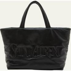 Saint Laurent Men Totes & Shopping Bags Saint Laurent Men's Embossed Padded Leather Tote Bag