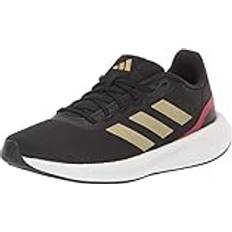 Adidas Men's Runfalcon 3.0 Sneaker, Core Black/Gold Metallic/Better Scarlet