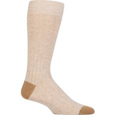 Lin Chaussettes Pantherella Linen/Cotton/Nylon Sock Beige